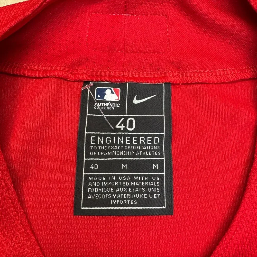 NWOT St Louis Cardinals Nike Elite On Field Authentic Jersey Red Sz 40 MD